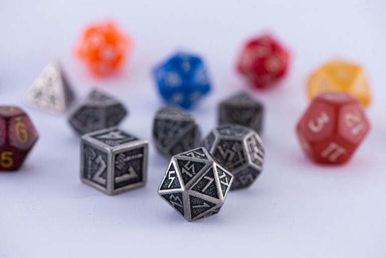 Close up shot of dice